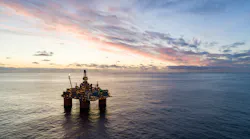 Snorre A platform in the North Sea.