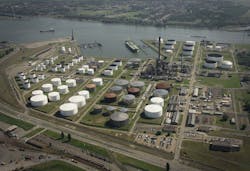 Gunvor Petroleum Antwerpen&apos;s 107,500-b/d refinery located near the Berendrecht and Zandvliet locks in the northern part of Belgium&rsquo;s Port of Antwerp.