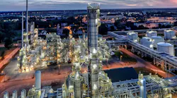 Polski Koncern Naftowy SA's 327,300-b/d integrated refining and petrochemical complex in Plock, Poland.