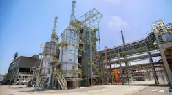 Fergana Oil Refinery LLC's 5.5-million tonnes/year refinery in Fergana City, Fergana Region, Uzbekistan.
