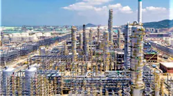 Hengli Petrochemical (Dalian) Co. Ltd.'s crude-to-paraxylene integrated refining and petrochemical complex in Hengli Petrochemical Industrial Park at Changxing Island Harbor Industrial Zone in Dalian, Liaoning Province, China.