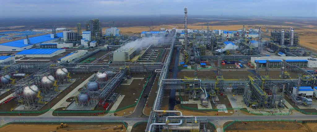 TurkmenGaz Kiyanly gas chemical complex.