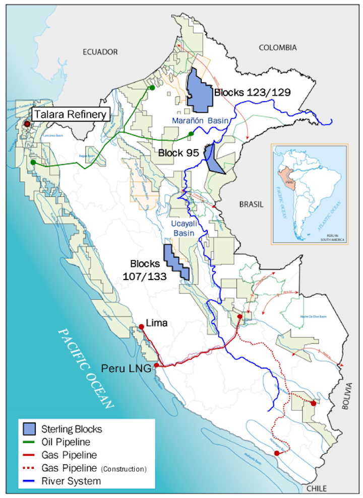 Карты Петро Планцио. Upper Amazon Oil and Gas basin Peru.