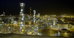 Abu Dhabi National Oil Co. Ruwais refinery. Abu Dhabi National Oil Co. Ruwais refinery.