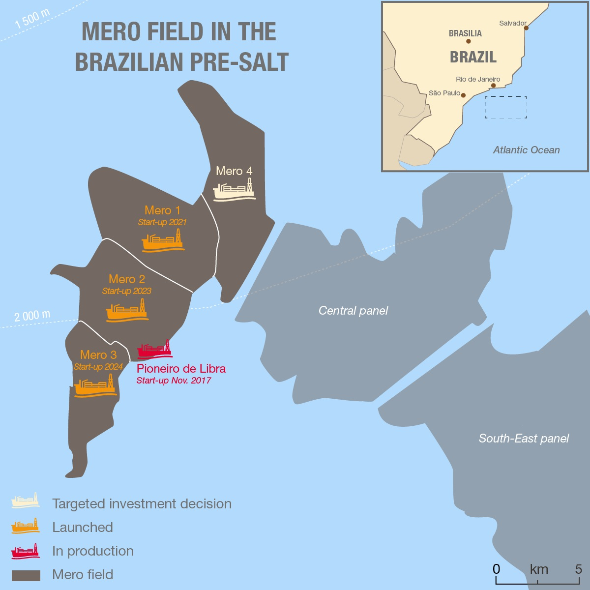 Mero field in the Brazilian presalt.