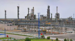 JSC Uzbekneftegaz subsidiary Bukhara Oil Refinery LLC’s 50,000-b/d condensate refinery at Karaoul Bazar in southwestern Uzbekistan.