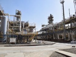 Mubarek gas processing plant. Mubarek gas processing plant.