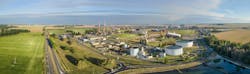 Total SA's 101,000-b/d Grandpuits refinery at Seine-et-Marne near Melun, in northern France. Total SA's 101,000-b/d Grandpuits refinery at Seine-et-Marne near Melun, in northern France.