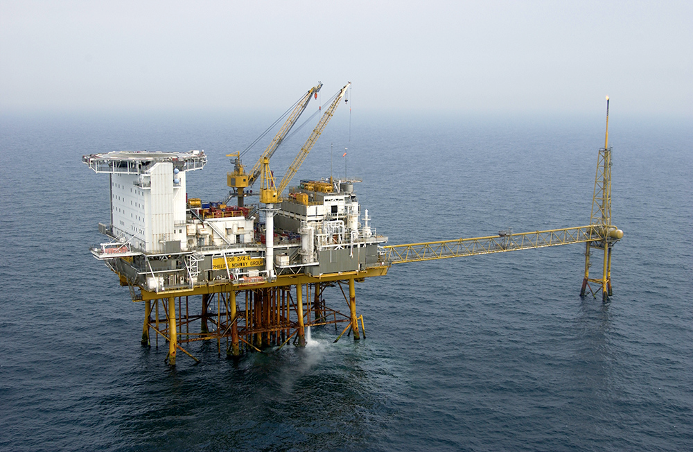 Tor 2/4 E, pictured, is a combined accommodation and process platform that was installed in 1975.