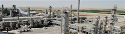 JSC Uzbekneftegaz subsidiary Shurtan Gas Chemical Complex LLC's petrochemical complex in the Guzar district of southern Uzbekistan’s Kashkadarya region.