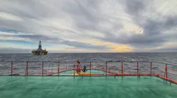 Drilling rig at Leningradskoye field.