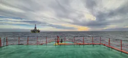 Drilling rig at Leningradskoye field.