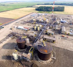 Keyera Corp. started up its Pipestone natural gas processing and liquids stabilization plant west of Grande Prairie, Alta.