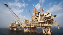Platform in Azeri-Chirag-Deepwater Gunashli oilfield.