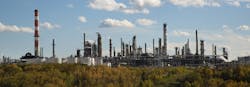 Imperial Oil Ltd.&apos;s 191,000-b/d Strathcona refinery near Edmonton, Alta.