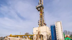 Adorf Z15 drilling rig in the municipality of Emlichheim, northwestern Germany.