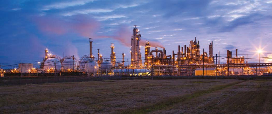 Royal Dutch Shell PLC subsidiary Equilon Enterprises LLC&apos;s 239,000-b/d refinery in Convent, St. James Parish, La.