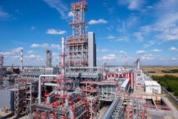 Naftna Industrija Srbije&apos;s JSC Novi Sad 4.8-million tonnes/year refinery at Pan&ccaron;evo.