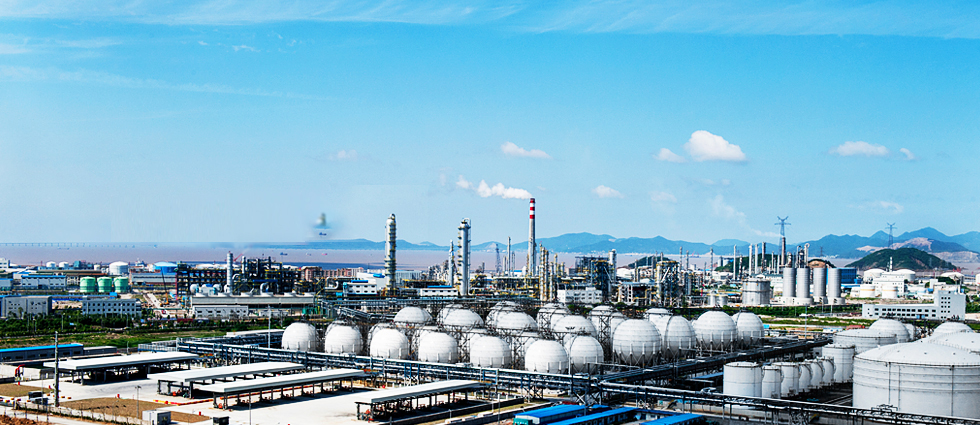 Ningbo Kingfa Advanced Materials Co. Ltd.'s complex in Ningbo City, Zhejiang Province, China.