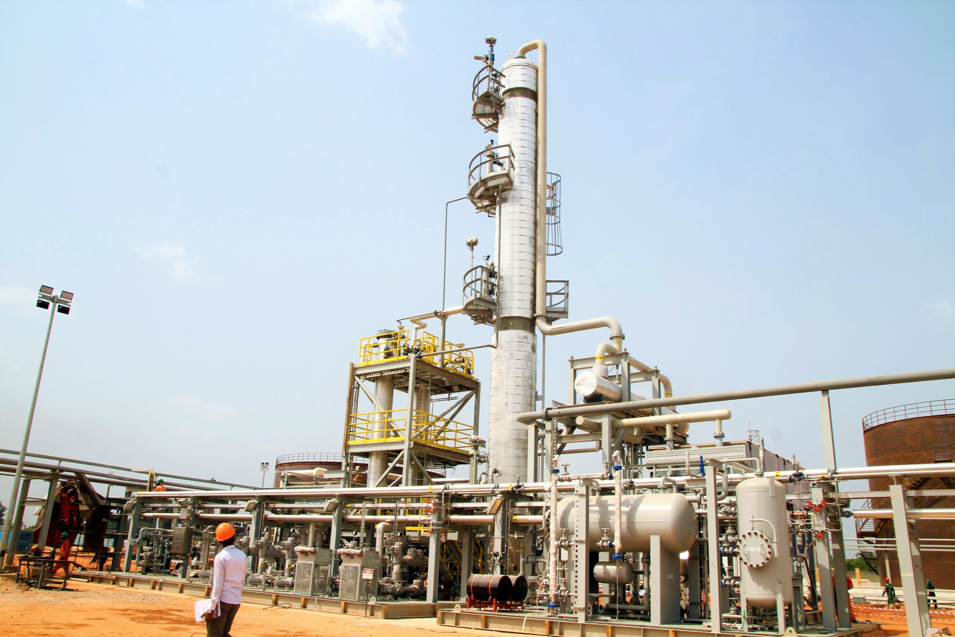 Waltersmith Refining & Petrochemical Ltd.&rsquo;s modular refinery at Ibigwe oil field, Imo State, Nigeria.