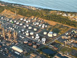 Enref refinery, Wentworth, Durban, South Africa.