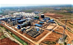 Lao Petroleum &amp; Chemical Co. Ltd.&apos;s grassroots 3-million tpy refinery in Vientiane, Laos.