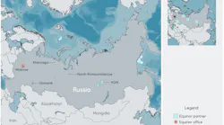 20201211 Equinor Russia Onshore Map