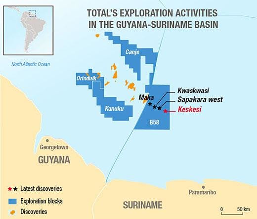 210114 En Total S Exploration Activities In The Guyana Suriname Basin