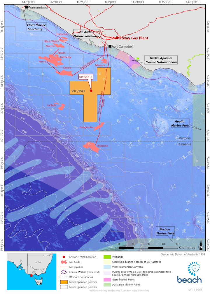 Beach Energy ready to drill offshore Otway well Oil & Gas Journal
