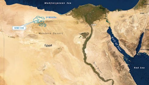 Western Desert Egypt Map Apex Discovers Oil In Egypt's Western Desert | Oil & Gas Journal