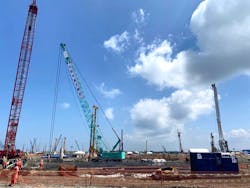 Site preparation activities for the Dos Bocas refinery began in June 2019. Site preparation activities for the Dos Bocas refinery began in June 2019.