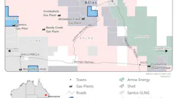 Senex Energy Ltd.'s Atlas coal seam gas project lies in the Surat basin of southeast Queensland.