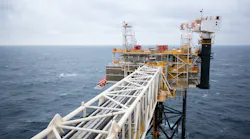 Syd (South) Arne operations in the Danish North Sea.