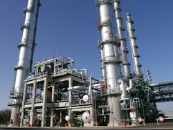 OMV Deutschland GMBH&rsquo;s 3.8-million tonnes/year Burghausen refinery in Bavaria, Germany.