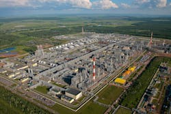 JSC Taneco&rsquo;s multiphase integrated refining and petrochemical complex in Nizhnekamsk, Russia.