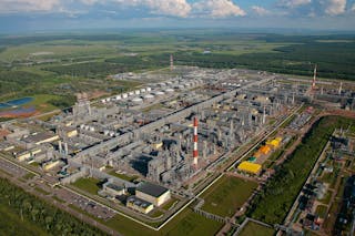 JSC Taneco&rsquo;s multiphase integrated refining and petrochemical complex in Nizhnekamsk, Russia.