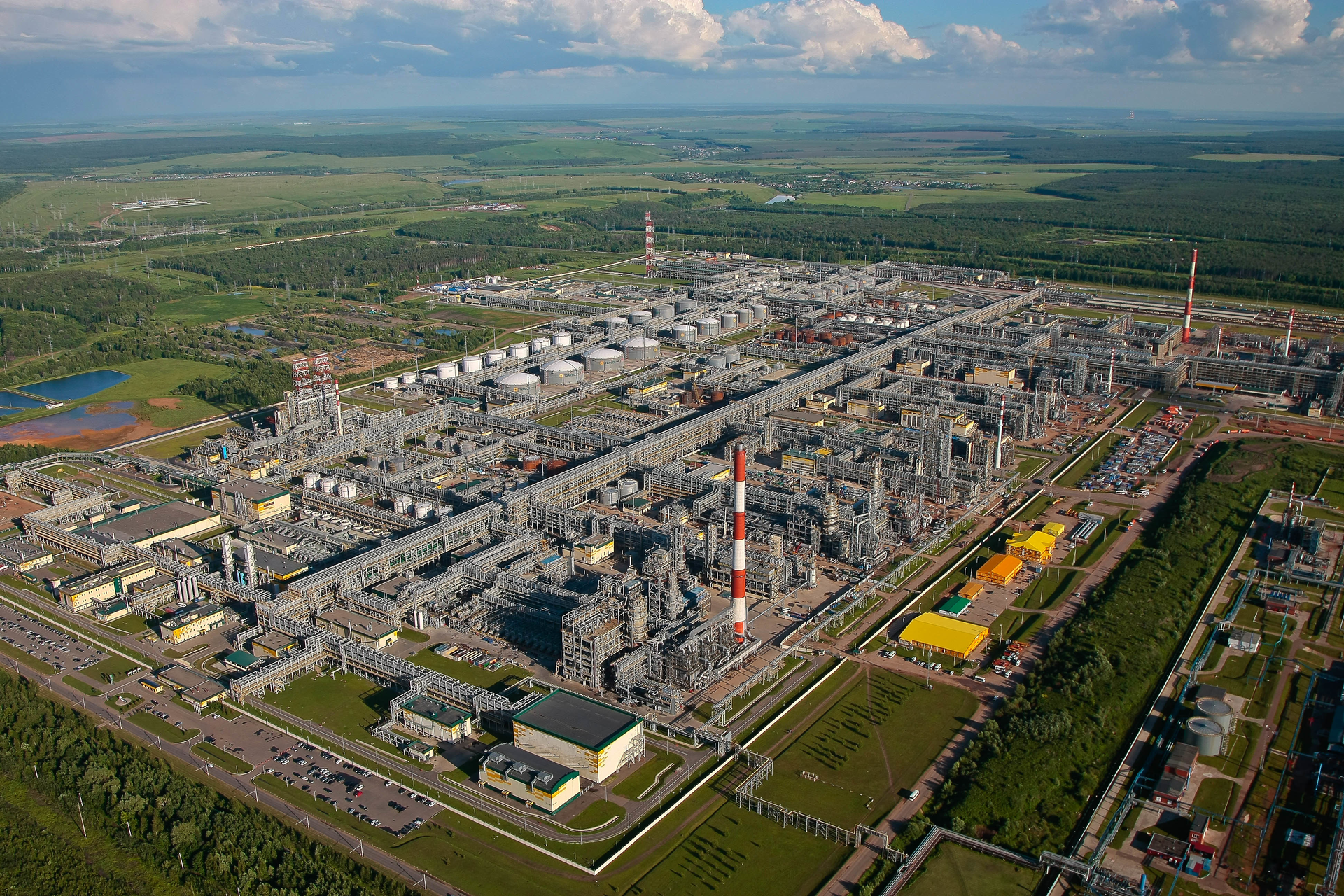 JSC Taneco&rsquo;s multiphase integrated refining and petrochemical complex in Nizhnekamsk, Russia.