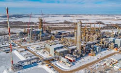 Inter Pipeline Ltd.&rsquo;s Heartland Petrochemical Complex under construction in Strathcona County, Alta.