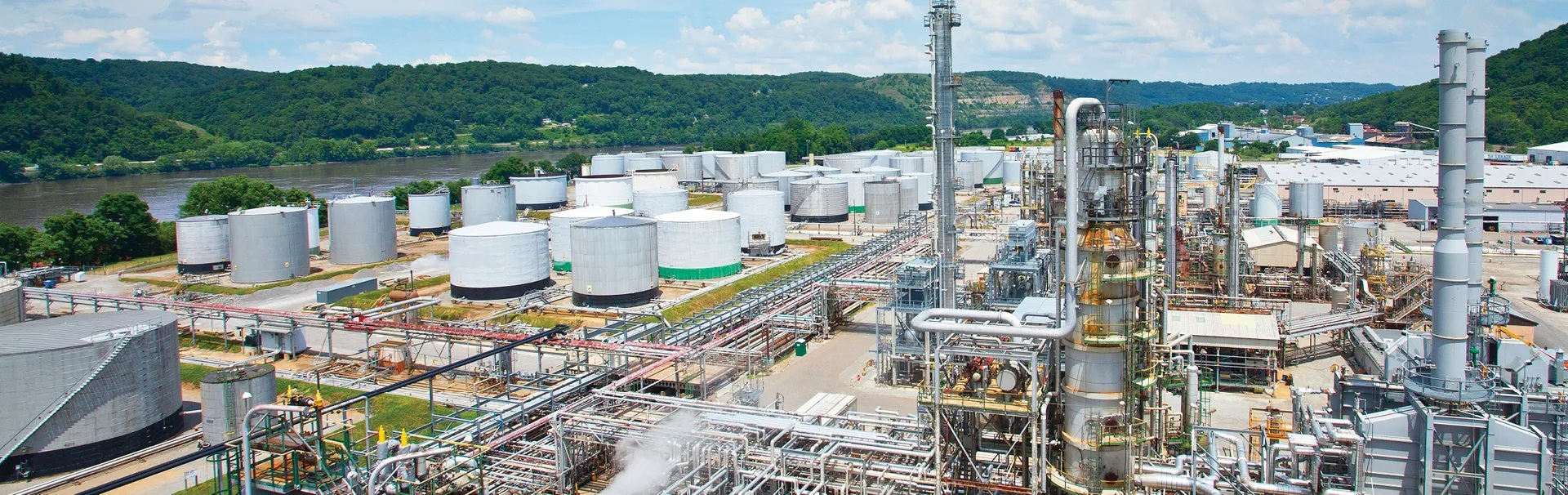 Ergon-West Virginia Inc.&rsquo;s 21,850-b/d refinery in Newell, WV.