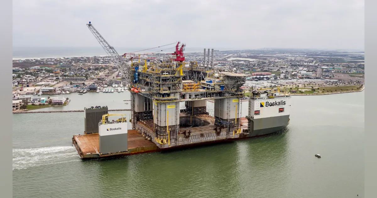 Argos Oil Rig BP’s Argos platform arrives in Texas | Oil & Gas Journal