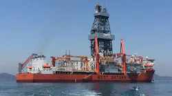 The West Saturn drillship.