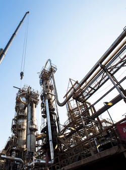 SAPREF's 180,000-b/d refinery in Durban, South Africa. SAPREF's 180,000-b/d refinery in Durban, South Africa.