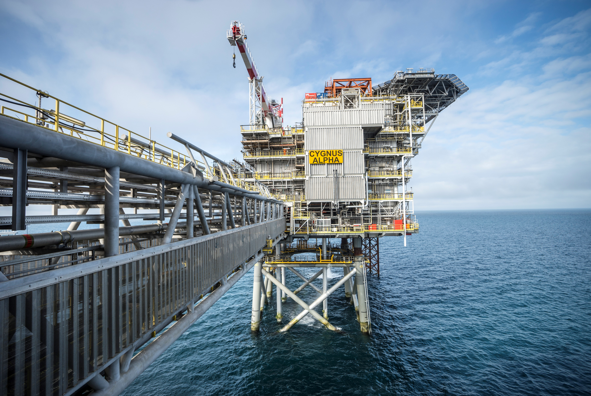 Cygnus gas production infrastructure in the UK North Sea.