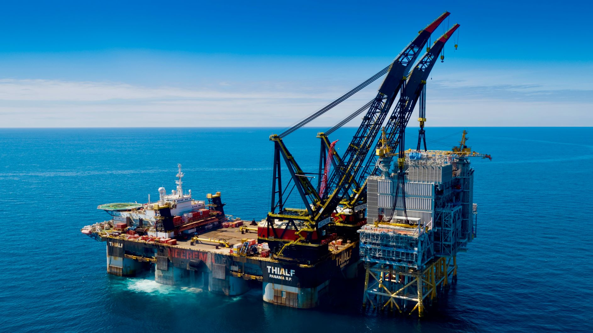 Martin Linge process module and utility module.