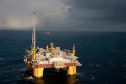 Åsgard B platform in the Norwegian Sea.