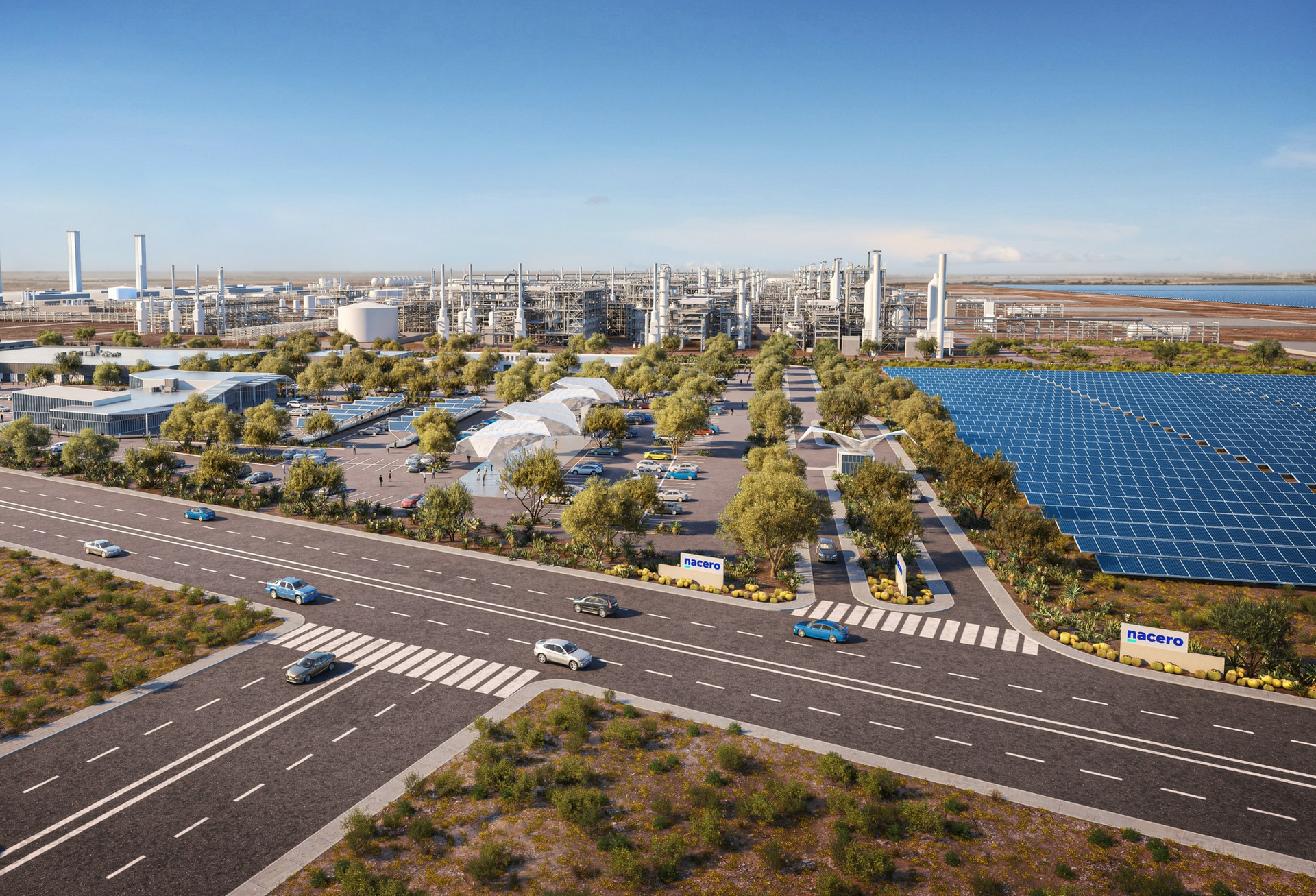 Penwell GTG plant rendering.