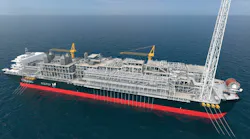 Rendering of FPSO for Bacalhau field development offshore Brazil.