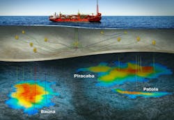 Karoon Energy intends to tie Patola field back to the existing Bauna FPSO Cidade de Itajai. Karoon Energy intends to tie Patola field back to the existing Bauna FPSO Cidade de Itajai.