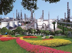 Sinopec Shanghai Petrochemical Co. Ltd.&apos;s Jinshan refinery.