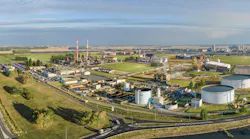 TotalEnergies’ 101,000-b/d Grandpuits refinery at Seine-et-Marne near Melun, in northern France.